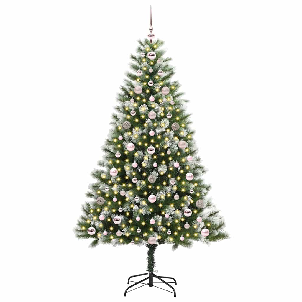 Kunstmatige scharnierkerstboom met bedekte sneeuw 180 cm is nu te koop bij PeponiXL, paradijselijk wonen!