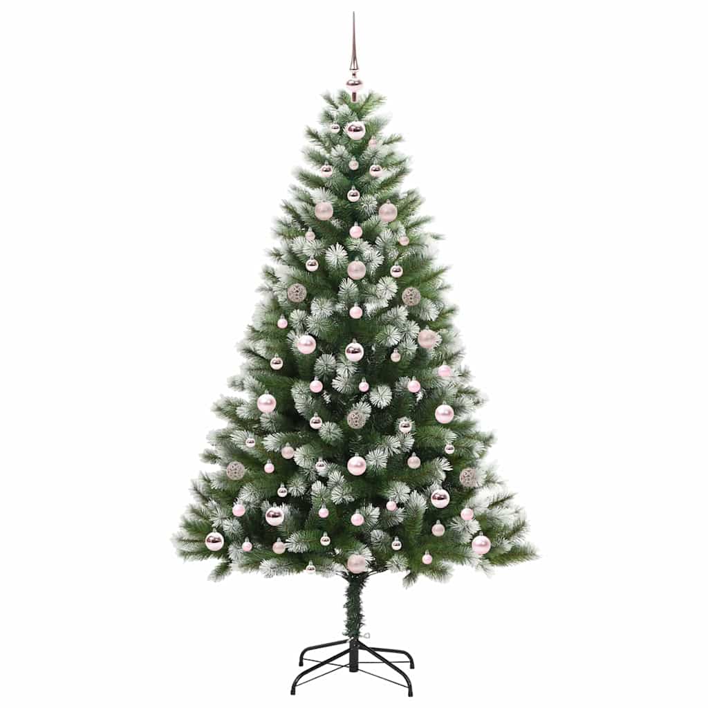 Kunstmatige scharnierkerstboom met bedekte sneeuw 180 cm is nu te koop bij PeponiXL, paradijselijk wonen!