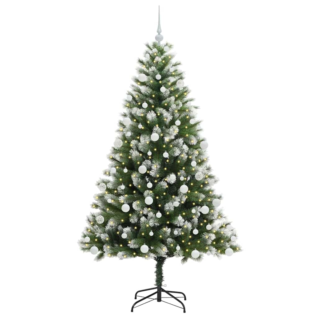 Kunstmatige scharnierkerstboom met bedekte sneeuw 180 cm is nu te koop bij PeponiXL, paradijselijk wonen!