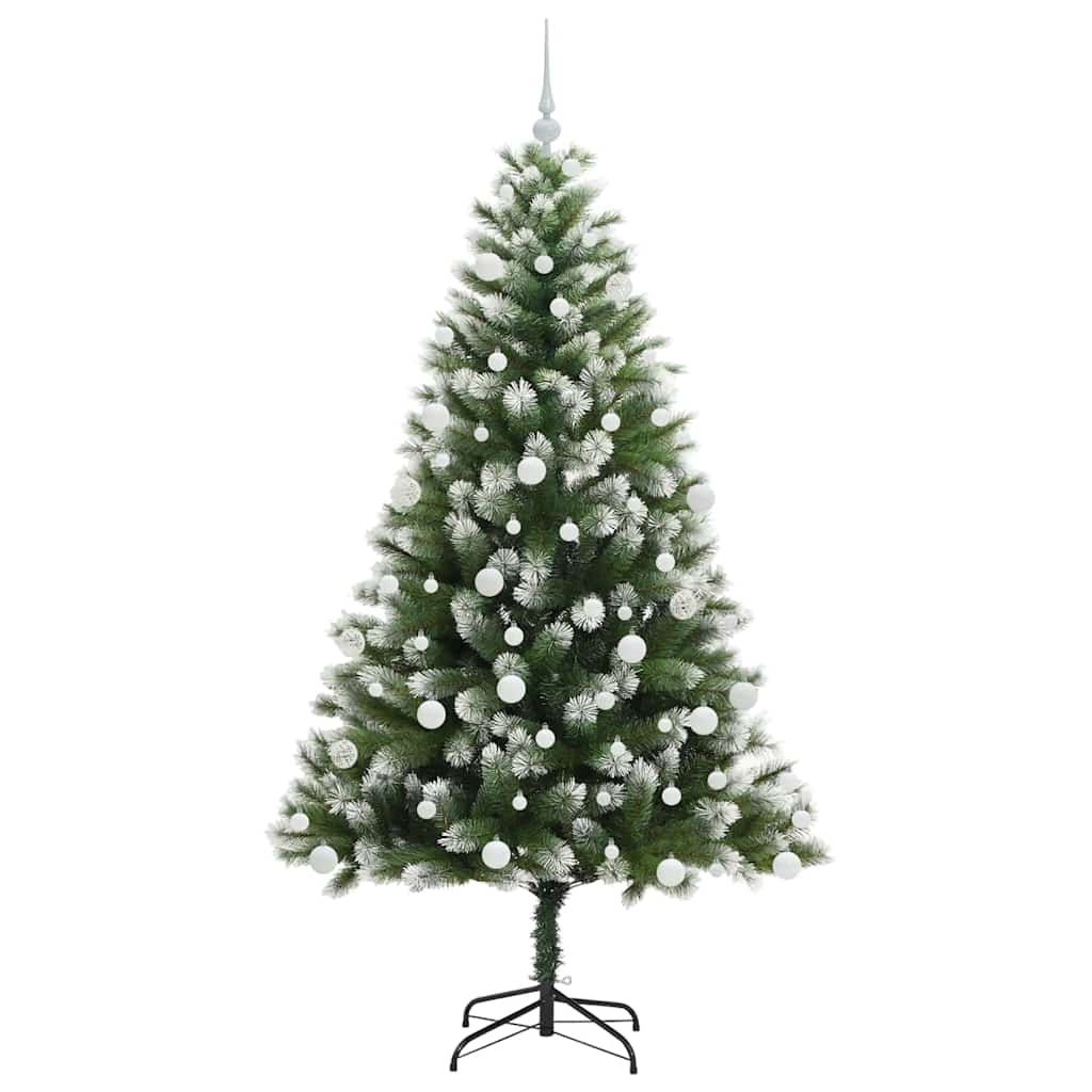 Kunstmatige scharnierkerstboom met bedekte sneeuw 180 cm is nu te koop bij PeponiXL, paradijselijk wonen!