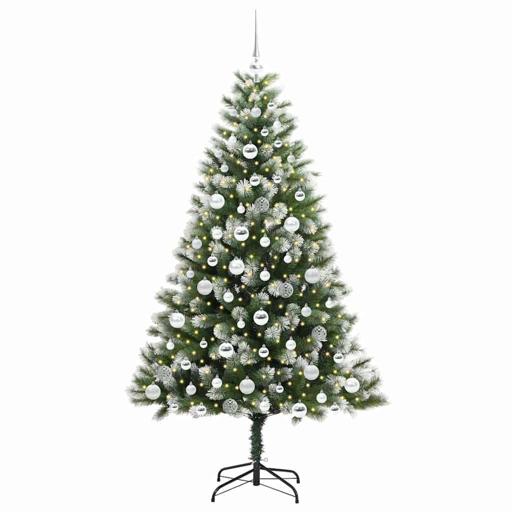 Kunstmatige scharnierkerstboom met bedekte sneeuw 180 cm is nu te koop bij PeponiXL, paradijselijk wonen!