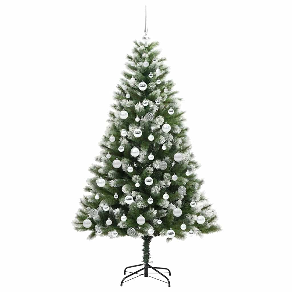 Kunstmatige scharnierkerstboom met bedekte sneeuw 180 cm is nu te koop bij PeponiXL, paradijselijk wonen!