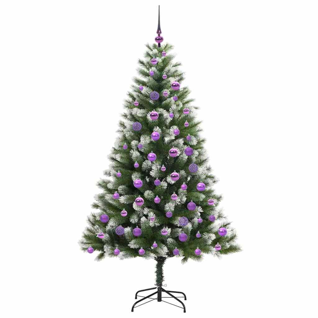 Kunstmatige scharnierkerstboom met bedekte sneeuw 180 cm is nu te koop bij PeponiXL, paradijselijk wonen!