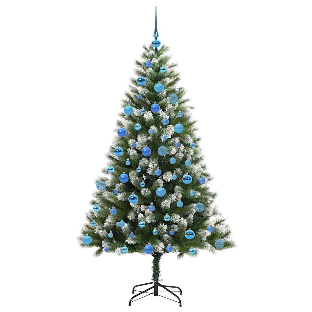Kunstmatige scharnierkerstboom met bedekte sneeuw 180 cm is nu te koop bij PeponiXL, paradijselijk wonen!