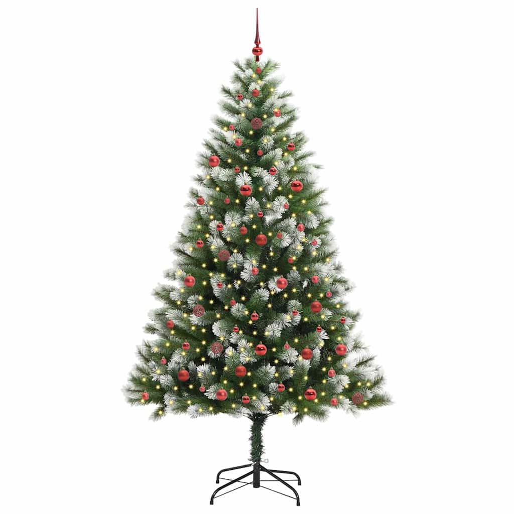 Kunstmatige scharnierkerstboom met bedekte sneeuw 240 cm is nu te koop bij PeponiXL, paradijselijk wonen!