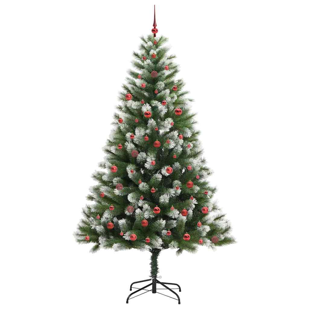 Kunstmatige scharnierkerstboom met bedekte sneeuw 240 cm is nu te koop bij PeponiXL, paradijselijk wonen!