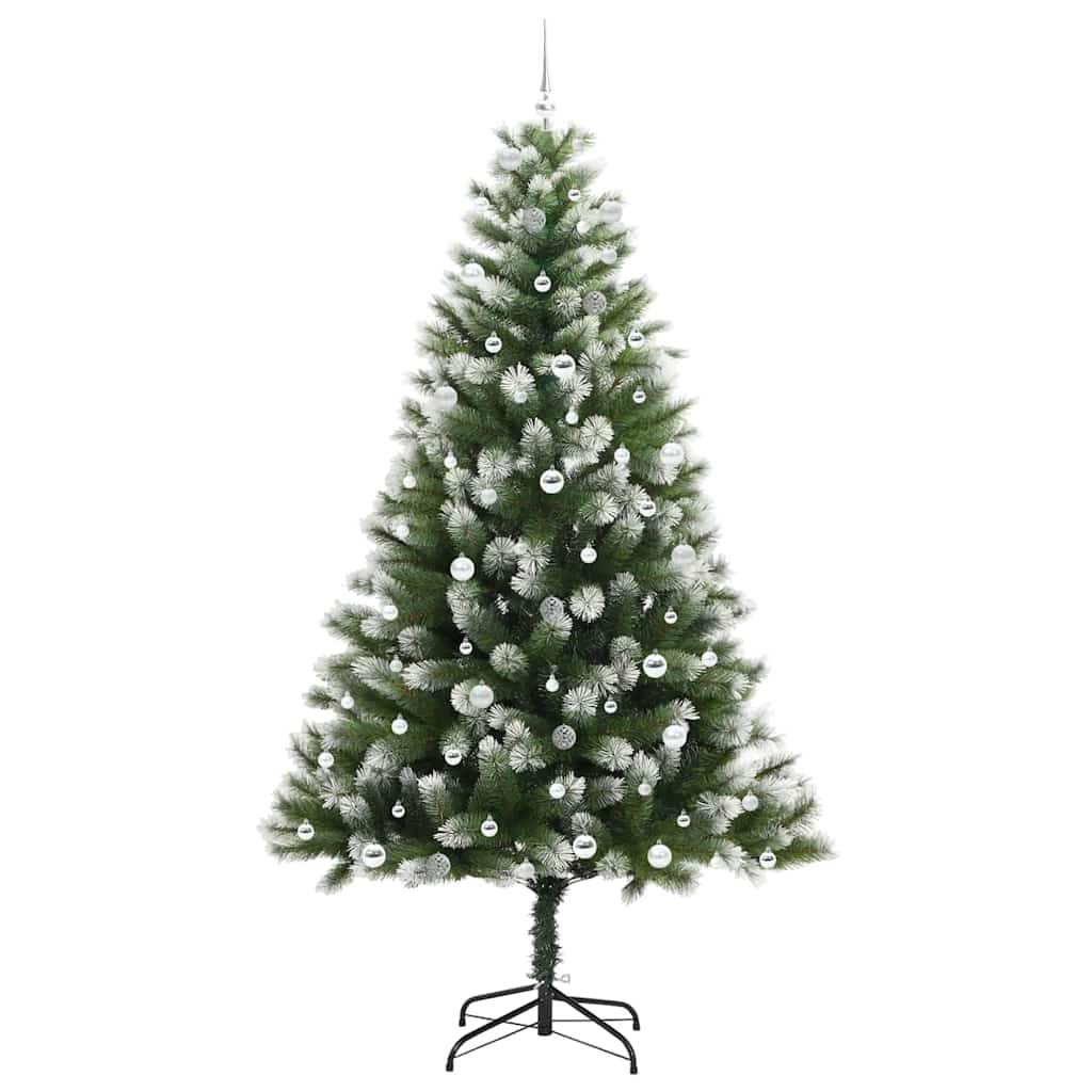 Kunstmatige scharnierkerstboom met bedekte sneeuw 240 cm is nu te koop bij PeponiXL, paradijselijk wonen!