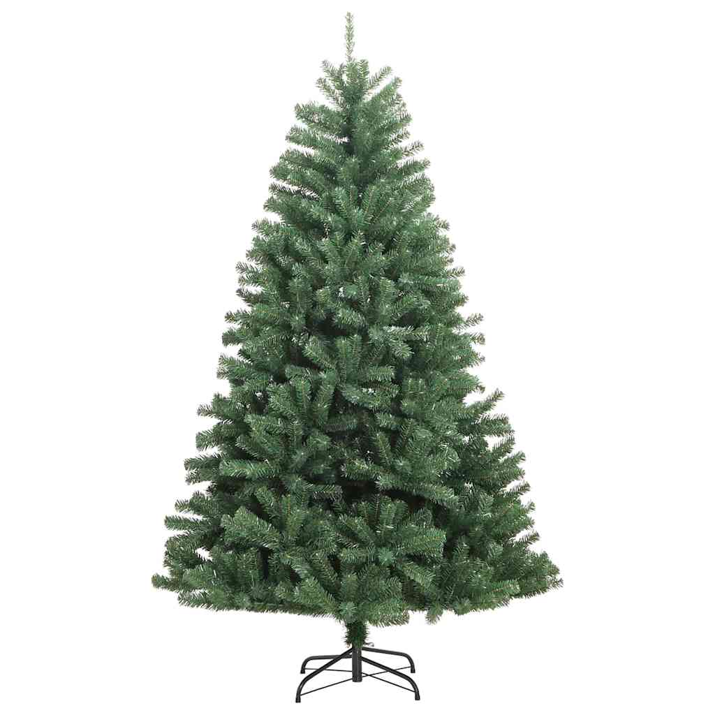 Kunstmatige Inklapbare Kerstboom Groen 120 cm PVC en Metaal is nu te koop bij PeponiXL, paradijselijk wonen!