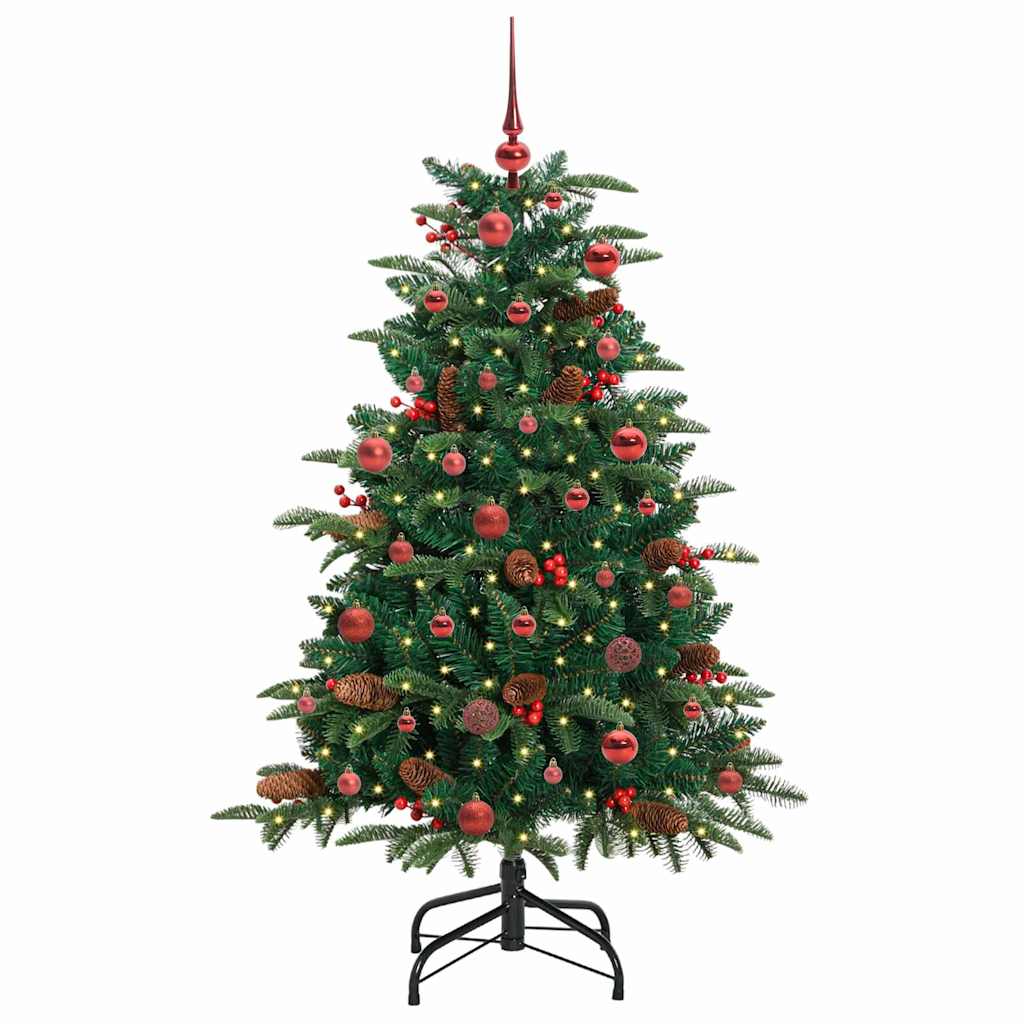 Kunstkerstboom Groen 150 cm PVC en Metaal en Plastic is nu te koop bij PeponiXL, paradijselijk wonen!