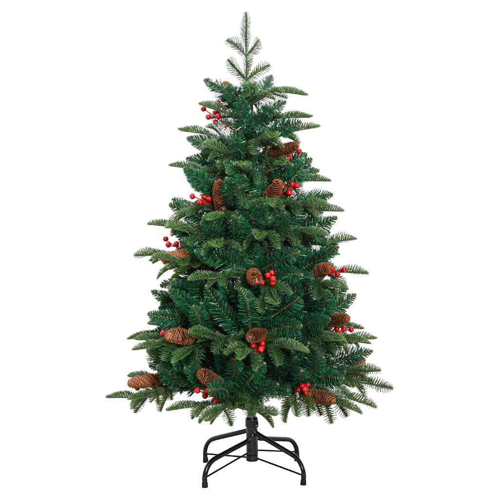 Kunstkerstboom Groen 150 cm PVC en Metaal en Plastic is nu te koop bij PeponiXL, paradijselijk wonen!