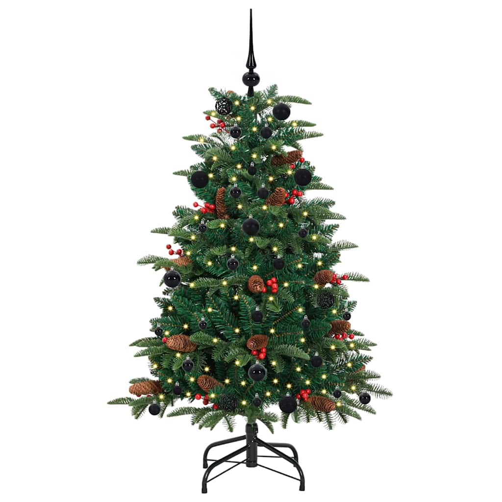 Kunstkerstboom Groen 150 cm PVC en Metaal en Plastic is nu te koop bij PeponiXL, paradijselijk wonen!