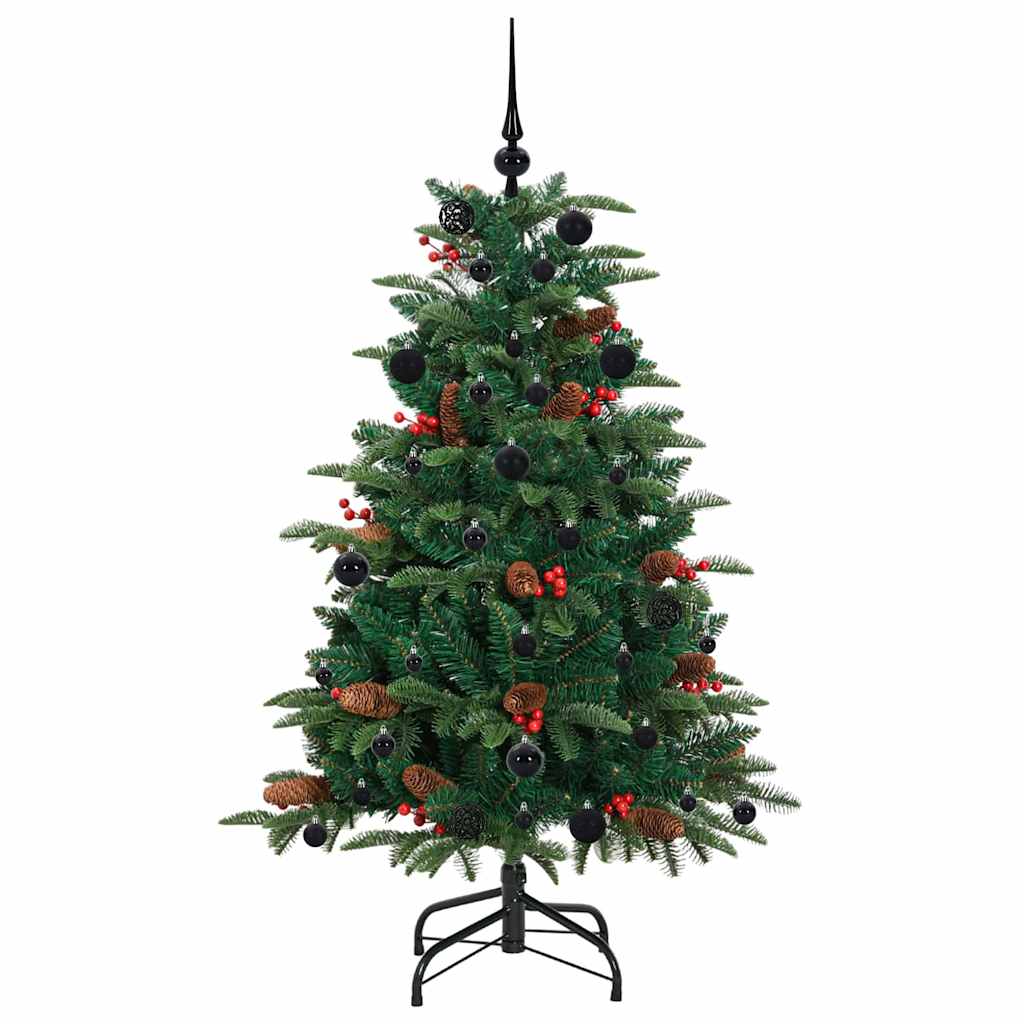 Kunstkerstboom Groen 150 cm PVC en Metaal en Plastic is nu te koop bij PeponiXL, paradijselijk wonen!