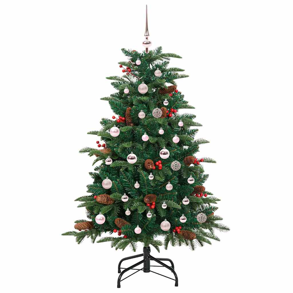 Kunstkerstboom Groen 150 cm PVC en Metaal en Plastic is nu te koop bij PeponiXL, paradijselijk wonen!