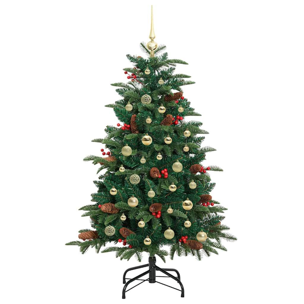 Kunstkerstboom Groen 150 cm PVC en Metaal en Plastic is nu te koop bij PeponiXL, paradijselijk wonen!