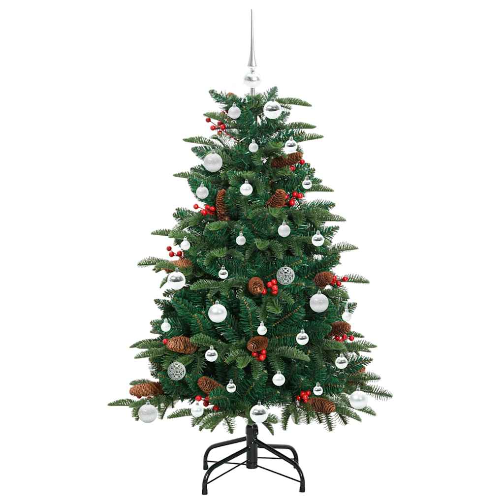 Kunstkerstboom Groen 150 cm PVC en Metaal en Plastic is nu te koop bij PeponiXL, paradijselijk wonen!