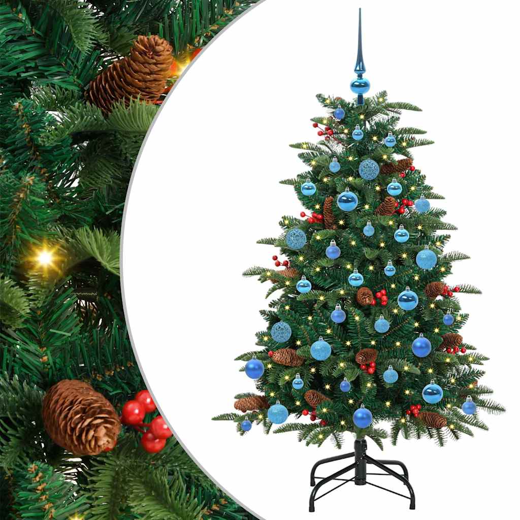 Kunstkerstboom Groen 150 cm PVC en Metaal en Plastic is nu te koop bij PeponiXL, paradijselijk wonen!