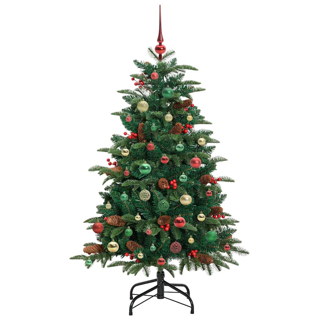 Kunstkerstboom Groen 150 cm PVC en Metaal en Plastic is nu te koop bij PeponiXL, paradijselijk wonen!