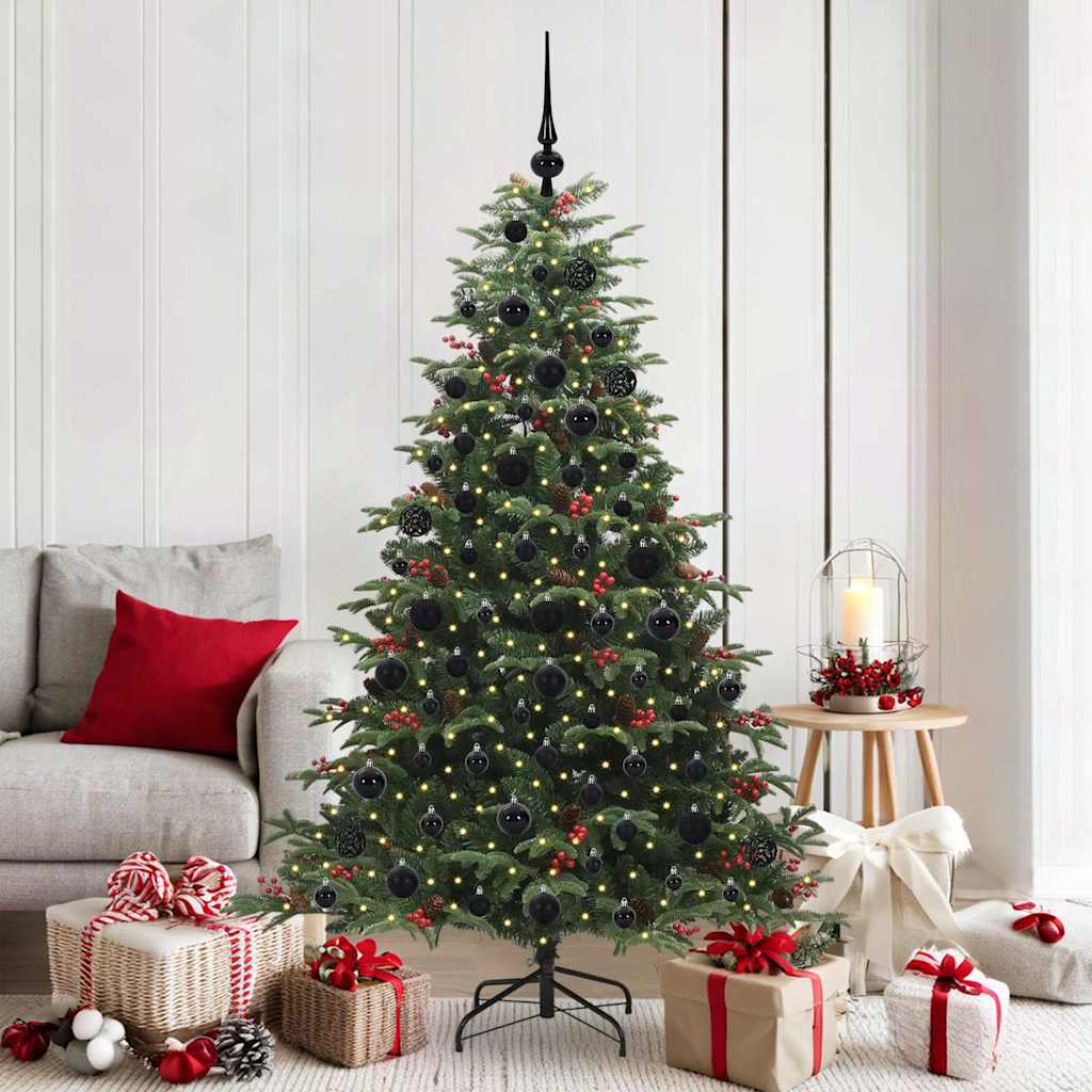 Kunstkerstboom Groen 180 cm PVC en Metaal en Plastic is nu te koop bij PeponiXL, paradijselijk wonen!