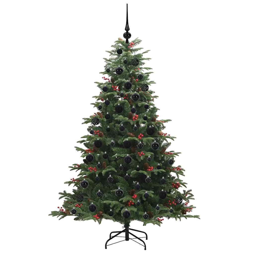 Kunstkerstboom Groen 180 cm PVC en Metaal en Plastic is nu te koop bij PeponiXL, paradijselijk wonen!