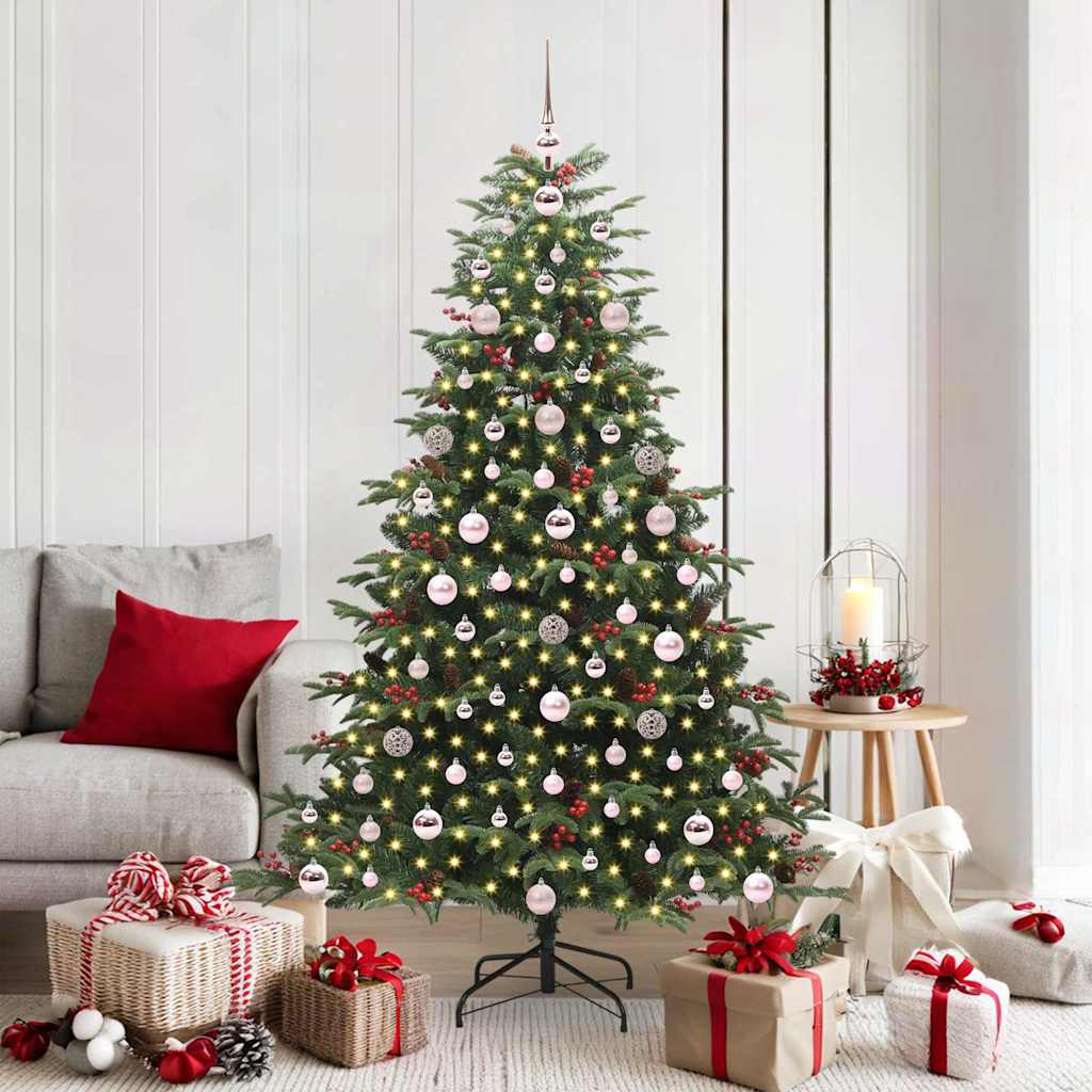 Kunstkerstboom Groen 180 cm PVC en Metaal en Plastic is nu te koop bij PeponiXL, paradijselijk wonen!
