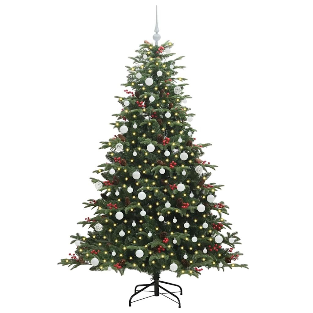 Kunstkerstboom Groen 180 cm PVC en Metaal en Plastic is nu te koop bij PeponiXL, paradijselijk wonen!