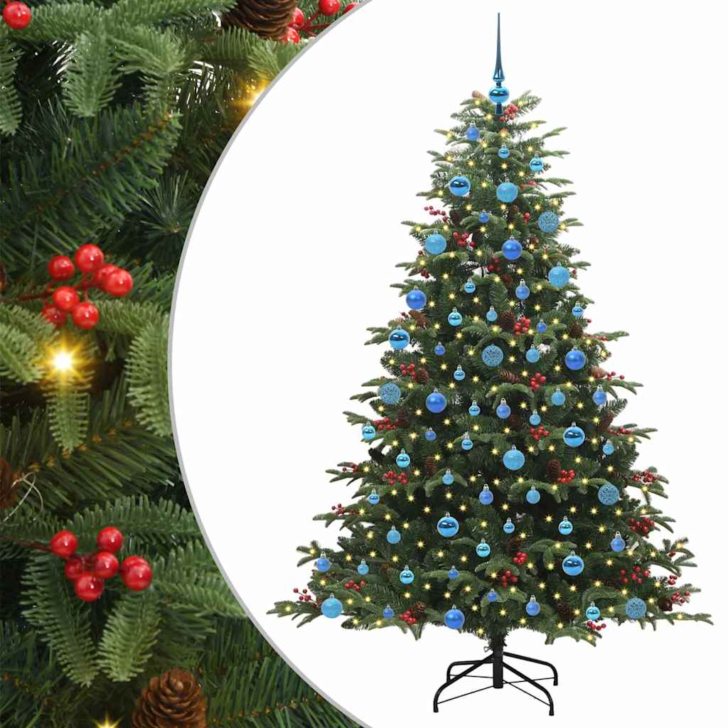 Kunstkerstboom Groen 180 cm PVC en Metaal en Plastic is nu te koop bij PeponiXL, paradijselijk wonen!