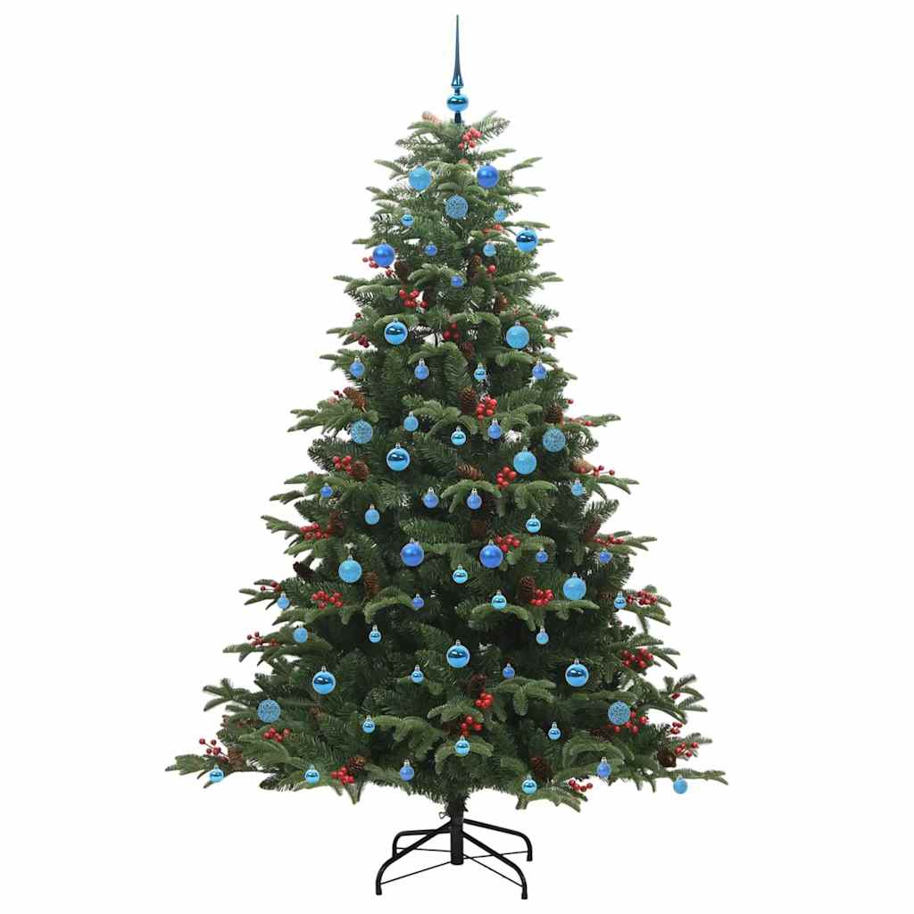 Kunstkerstboom Groen 210 cm PVC en Metaal en Plastic is nu te koop bij PeponiXL, paradijselijk wonen!