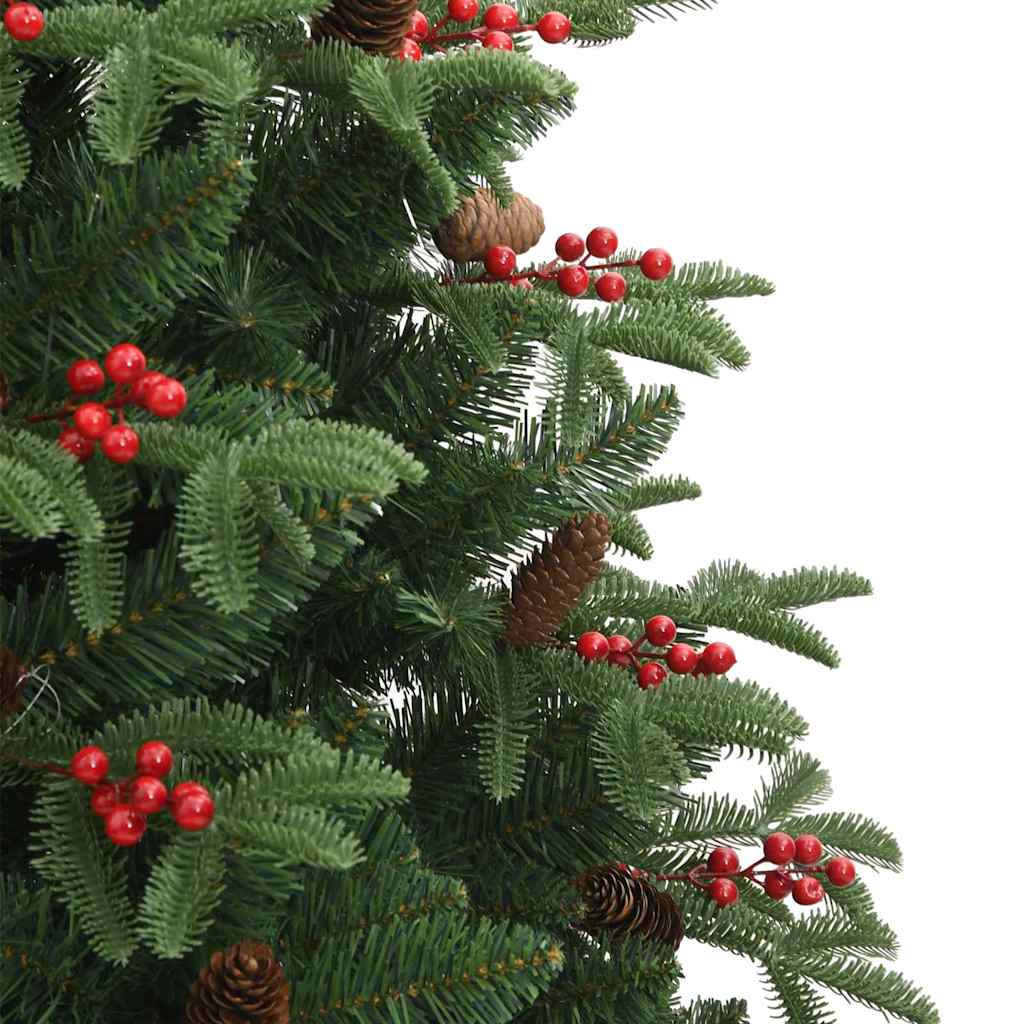 Kunstkerstboom Groen 240 cm PVC en Metaal en Plastic is nu te koop bij PeponiXL, paradijselijk wonen!