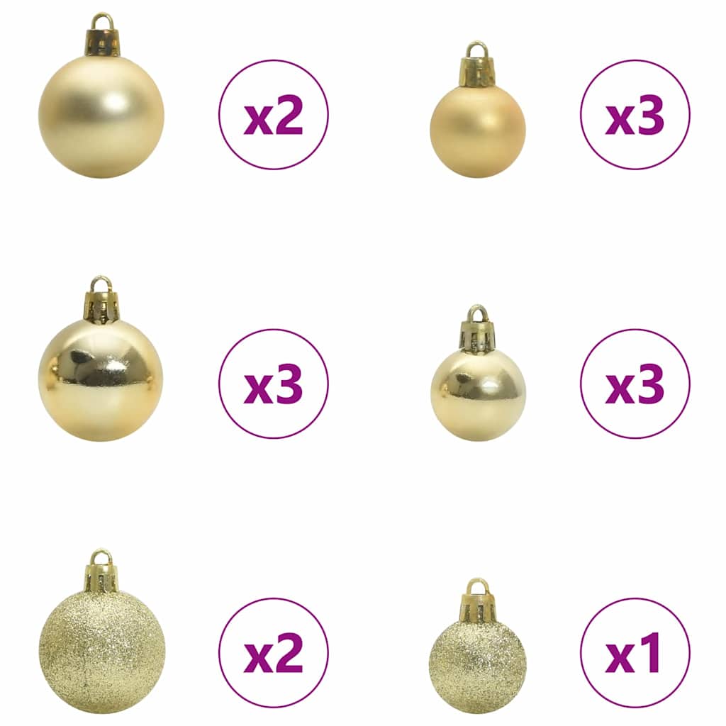 Kunstmatige Inklapbare Kerstboom Groen en Wit 150 cm is nu te koop bij PeponiXL, paradijselijk wonen!