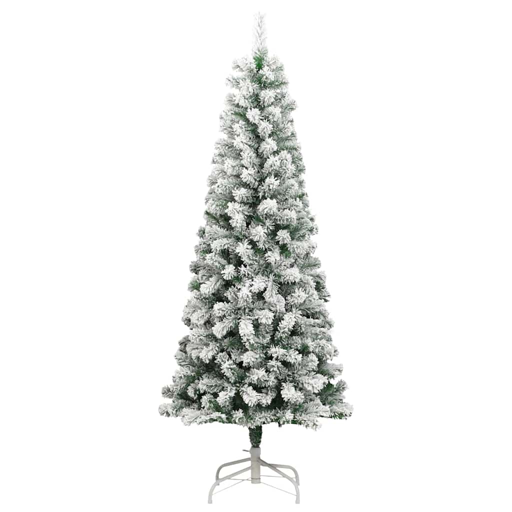 Kunstmatige Inklapbare Kerstboom Groen en Wit 240 cm is nu te koop bij PeponiXL, paradijselijk wonen!