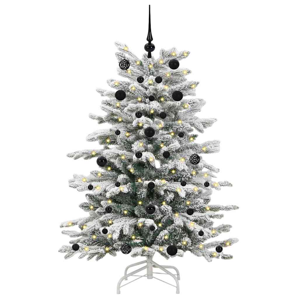 Kunstmatige Inklapbare Kerstboom Wit 150 cm PE en PVC is nu te koop bij PeponiXL, paradijselijk wonen!