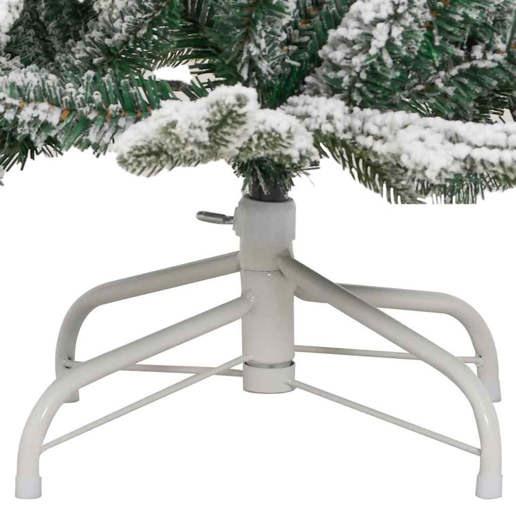 Kunstmatige Inklapbare Kerstboom Wit 150 cm PE en PVC is nu te koop bij PeponiXL, paradijselijk wonen!