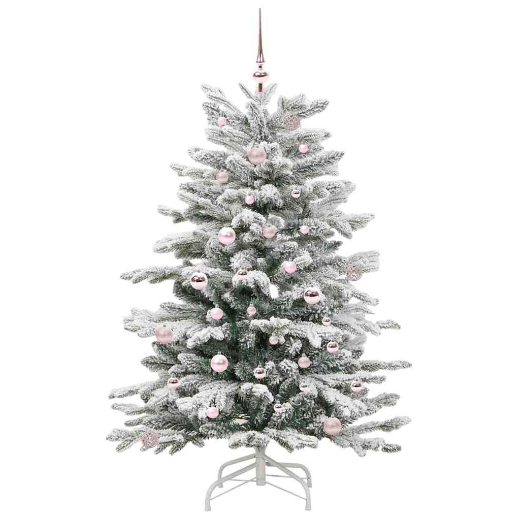 Kunstmatige Inklapbare Kerstboom Wit 150 cm PE en PVC is nu te koop bij PeponiXL, paradijselijk wonen!