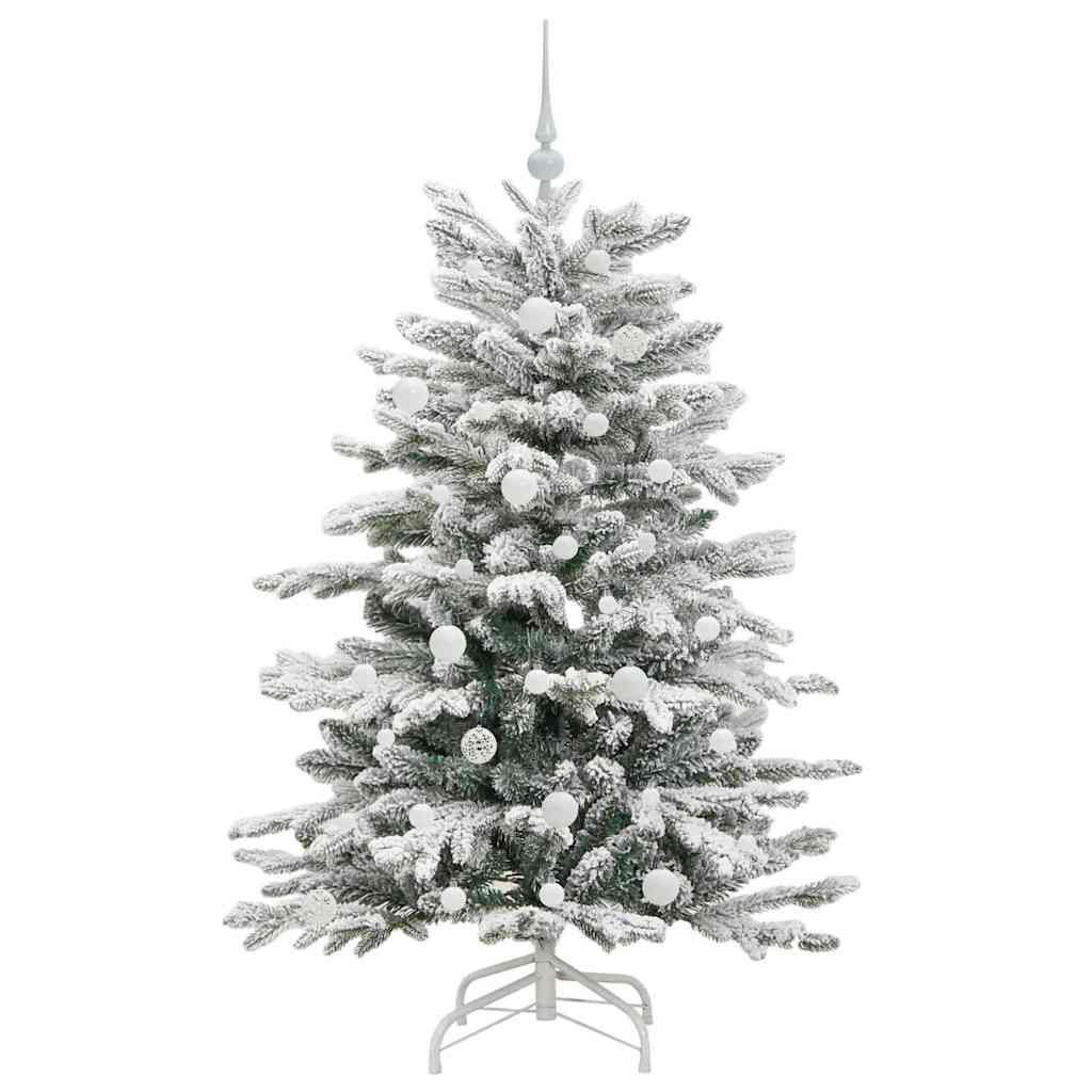 Kunstmatige Inklapbare Kerstboom Wit 150 cm PE en PVC is nu te koop bij PeponiXL, paradijselijk wonen!