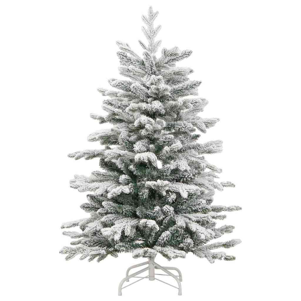 Kunstmatige Inklapbare Kerstboom Wit 150 cm PE en PVC is nu te koop bij PeponiXL, paradijselijk wonen!