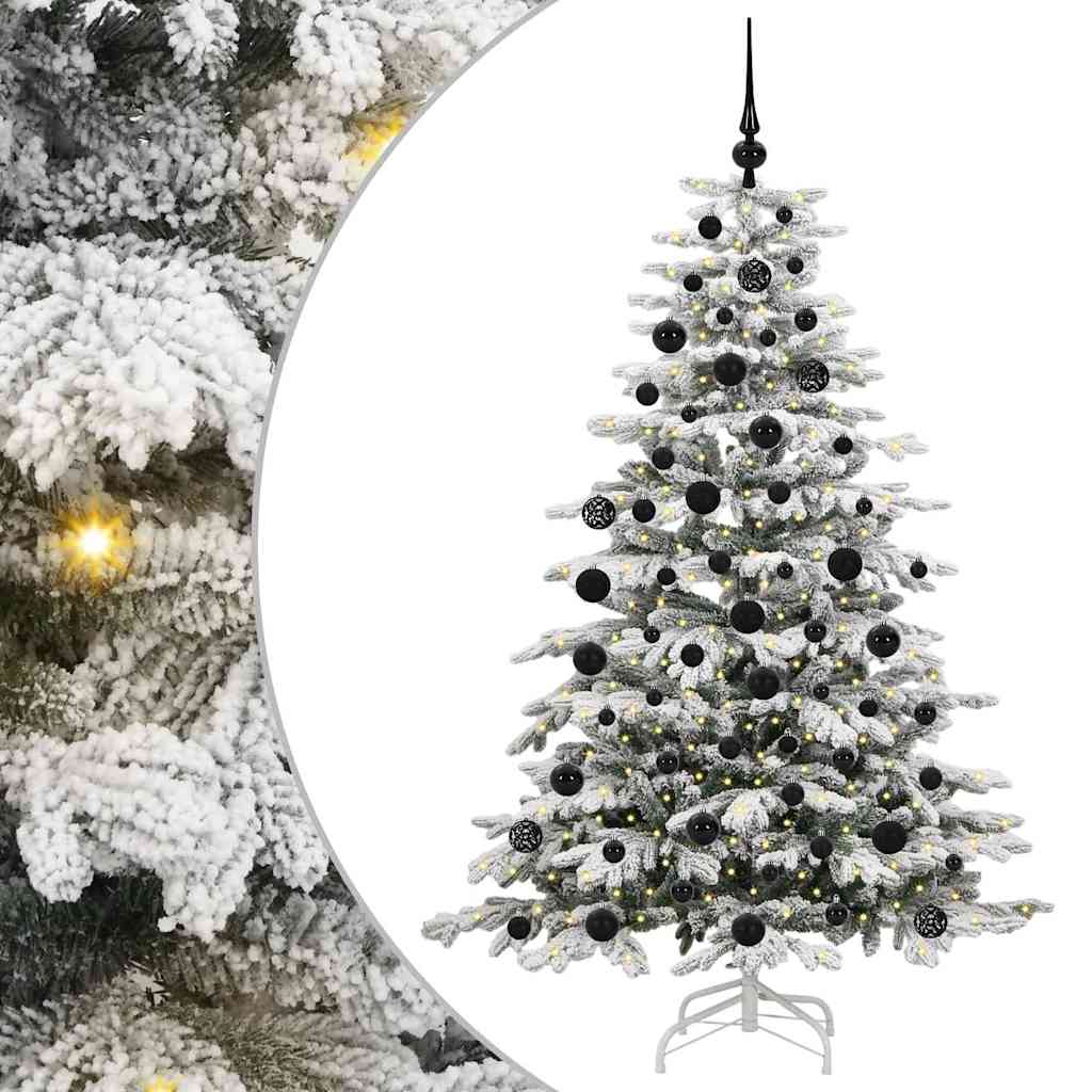 Kunstmatige Inklapbare Kerstboom Wit 180 cm PE en PVC is nu te koop bij PeponiXL, paradijselijk wonen!