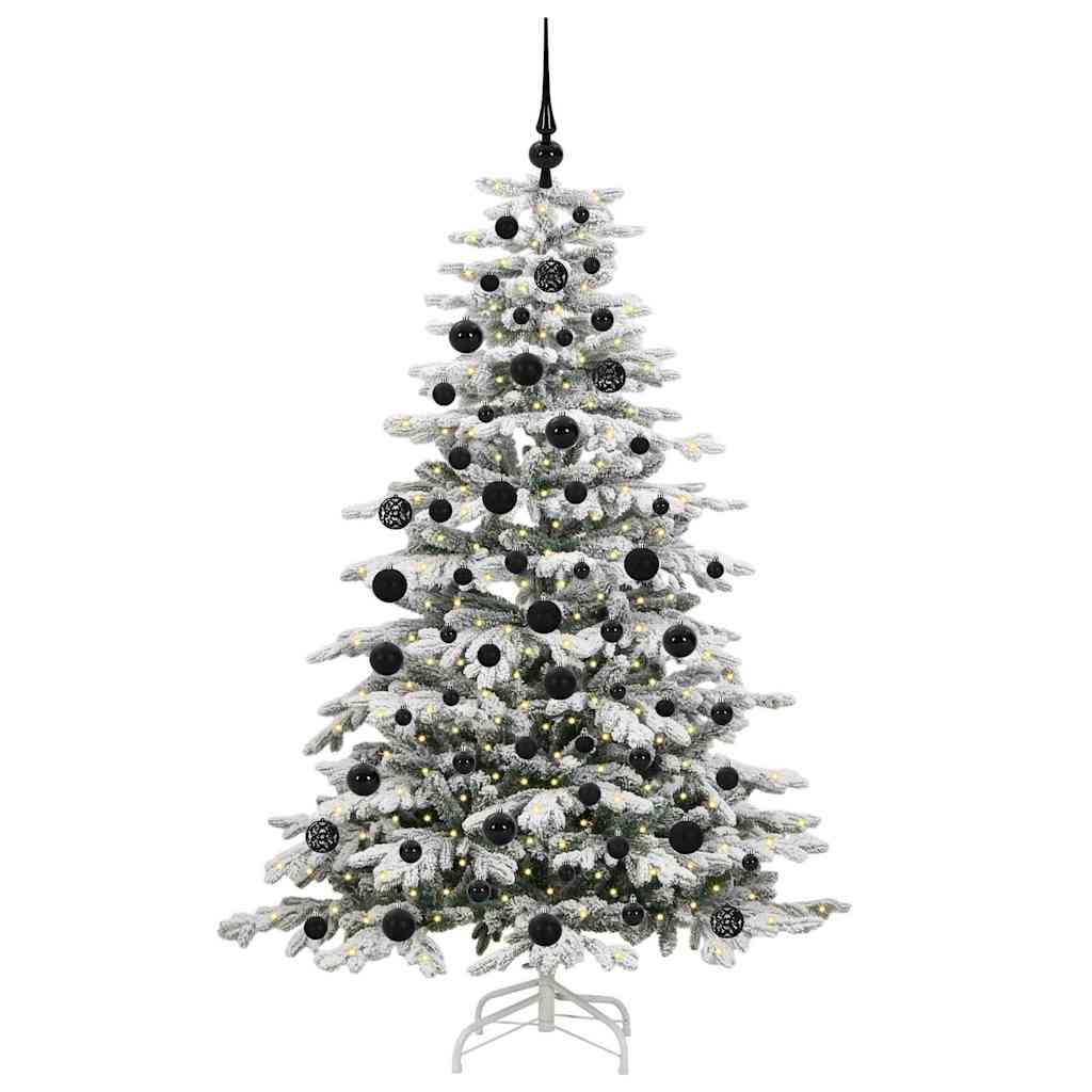 Kunstmatige Inklapbare Kerstboom Wit 180 cm PE en PVC is nu te koop bij PeponiXL, paradijselijk wonen!