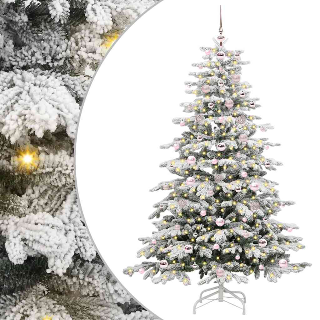 Kunstmatige Inklapbare Kerstboom Wit 180 cm PE en PVC is nu te koop bij PeponiXL, paradijselijk wonen!