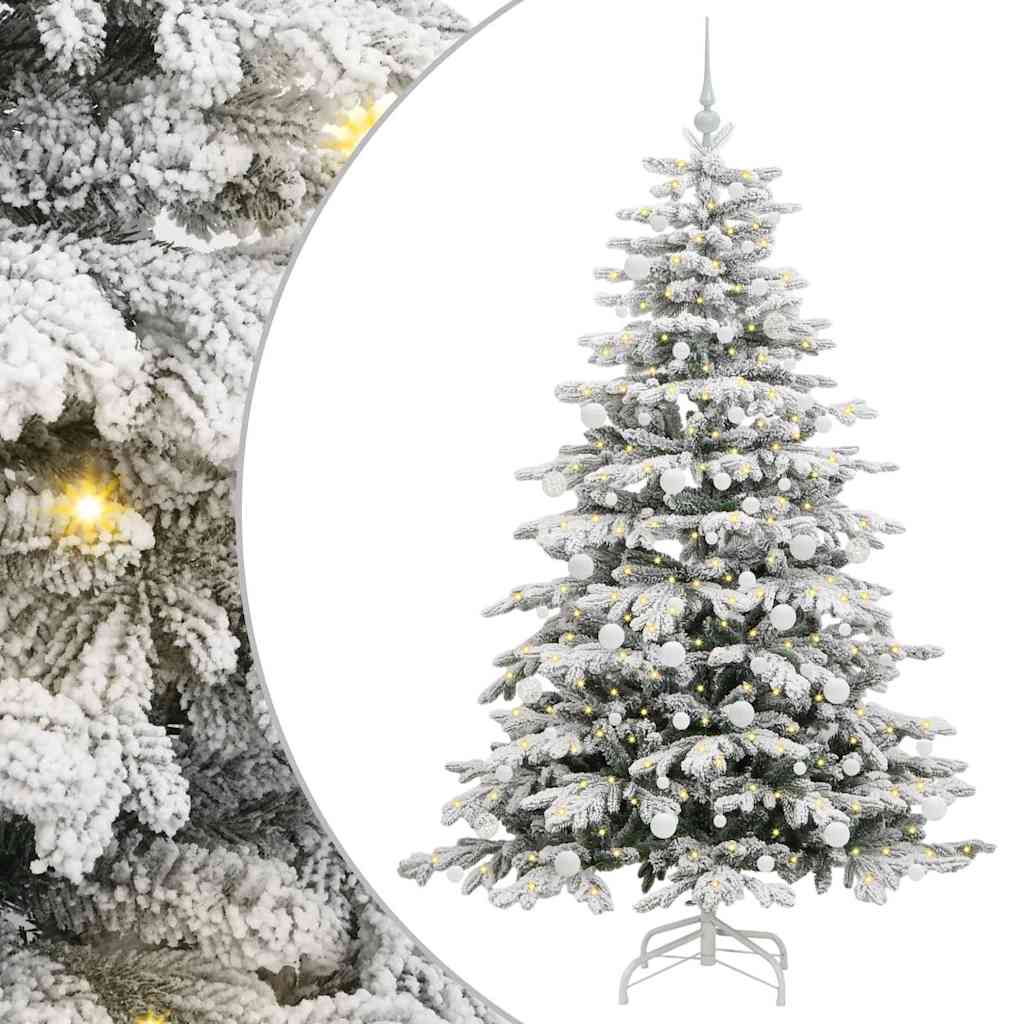 Kunstmatige Inklapbare Kerstboom Wit 180 cm PE en PVC is nu te koop bij PeponiXL, paradijselijk wonen!