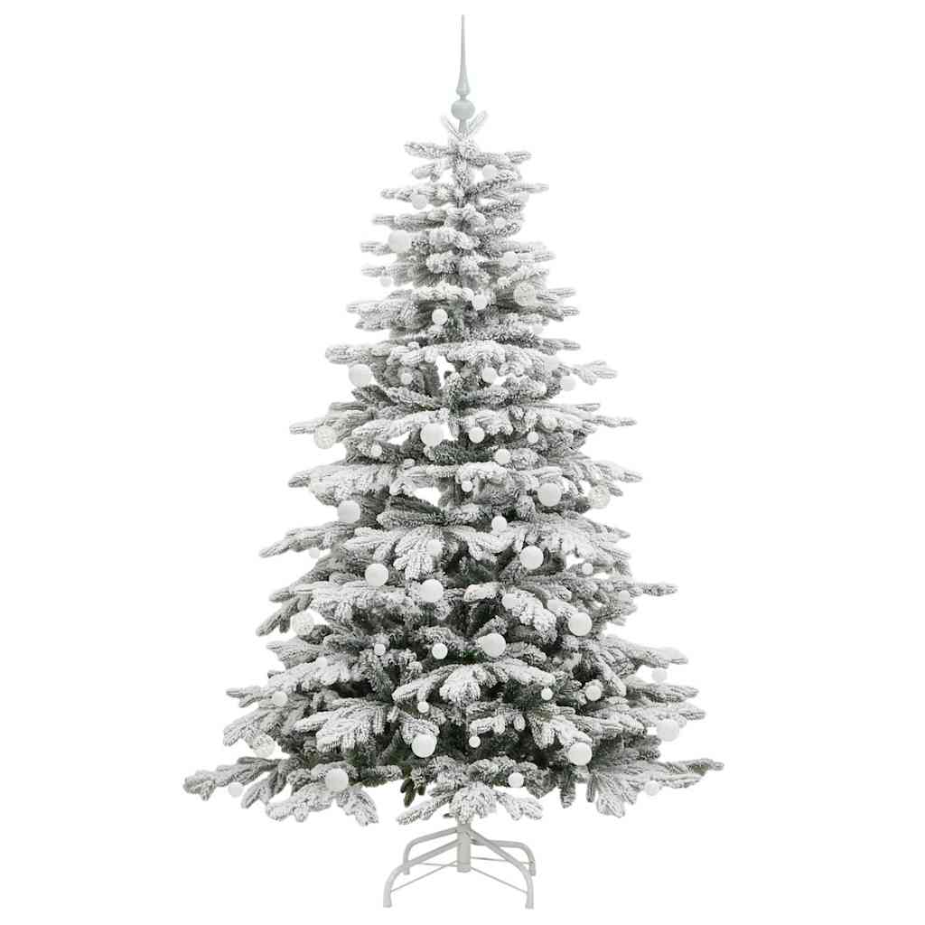 Kunstmatige Inklapbare Kerstboom Wit 180 cm PE en PVC is nu te koop bij PeponiXL, paradijselijk wonen!