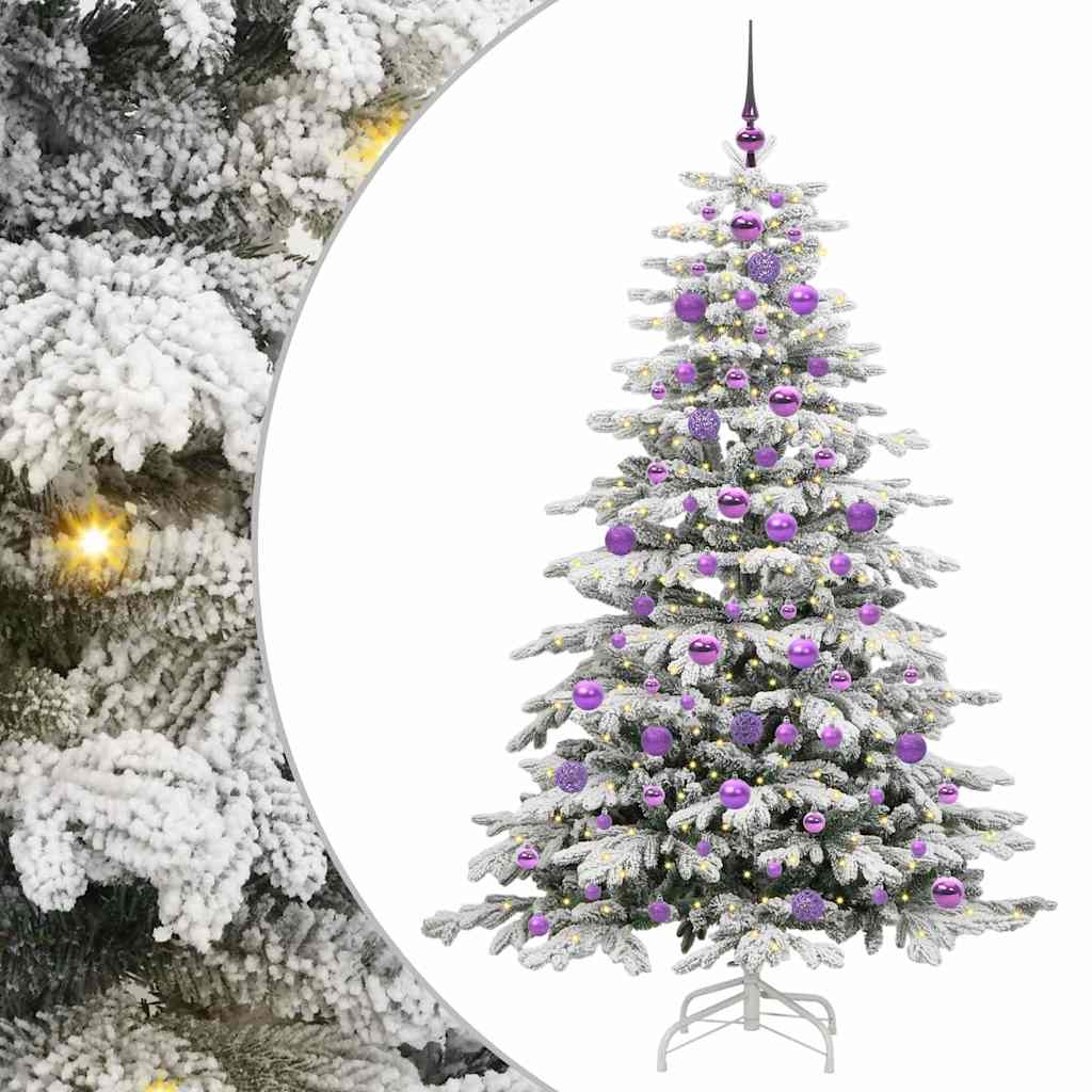 Kunstmatige Inklapbare Kerstboom Wit 180 cm PE en PVC is nu te koop bij PeponiXL, paradijselijk wonen!