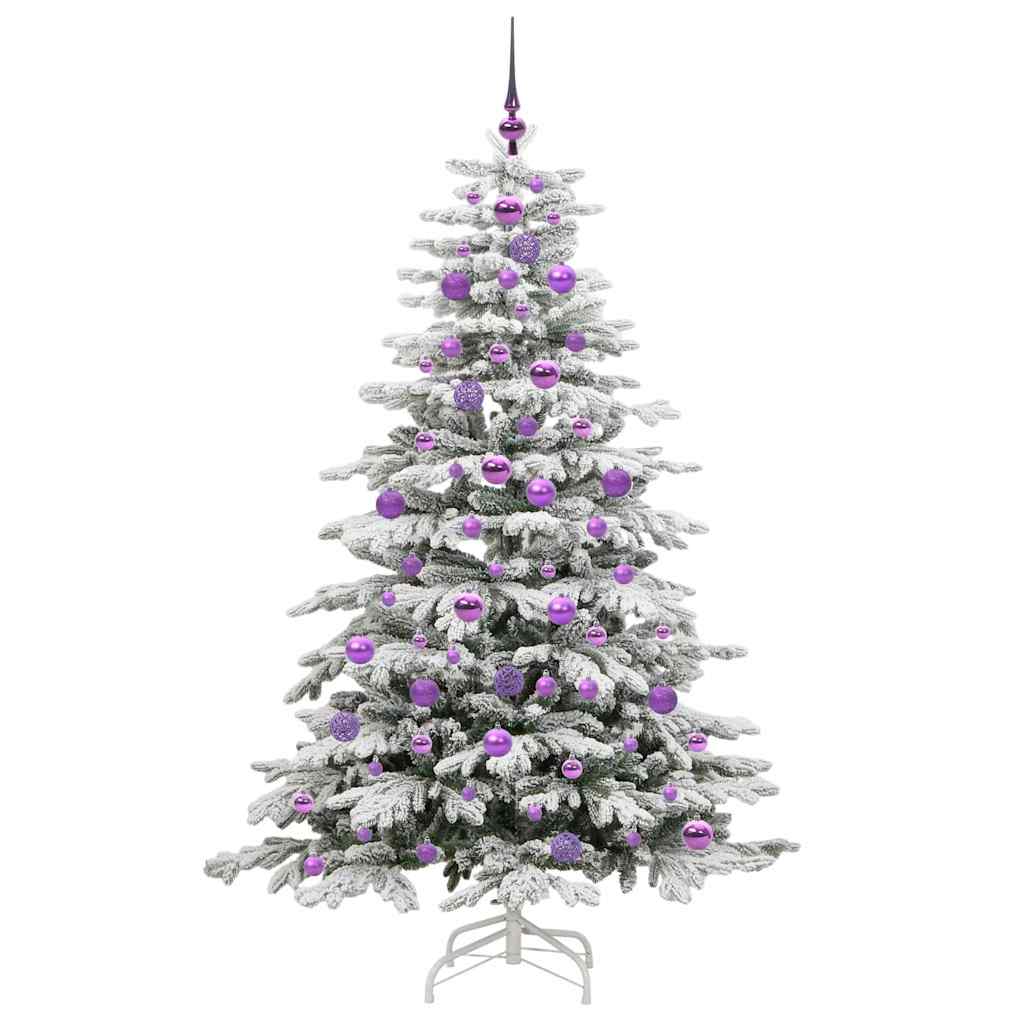 Kunstmatige Inklapbare Kerstboom Wit 180 cm PE en PVC is nu te koop bij PeponiXL, paradijselijk wonen!
