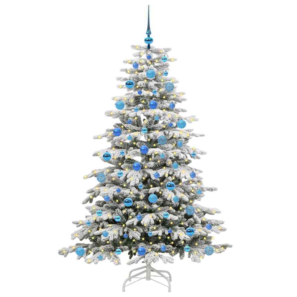 Kunstmatige Inklapbare Kerstboom Wit 180 cm PE en PVC is nu te koop bij PeponiXL, paradijselijk wonen!