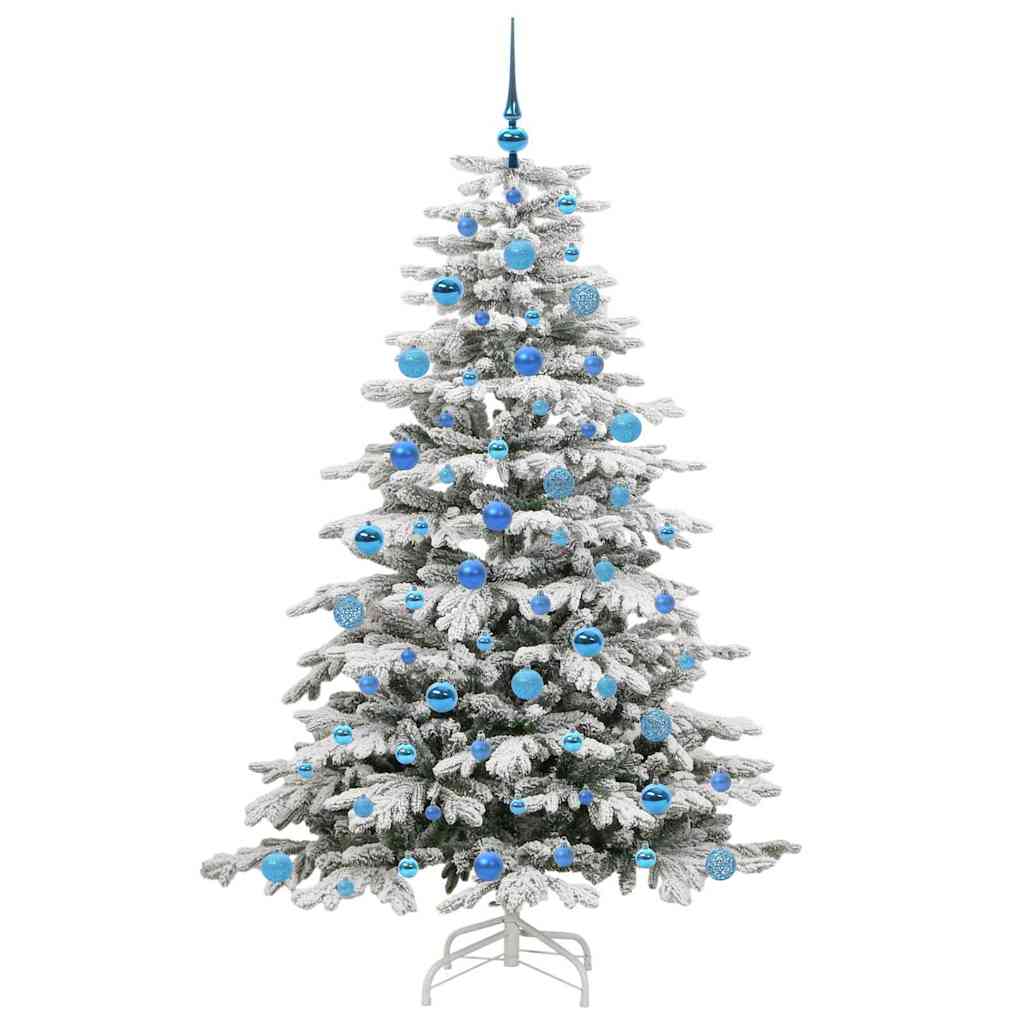 Kunstmatige Inklapbare Kerstboom Wit 180 cm PE en PVC is nu te koop bij PeponiXL, paradijselijk wonen!