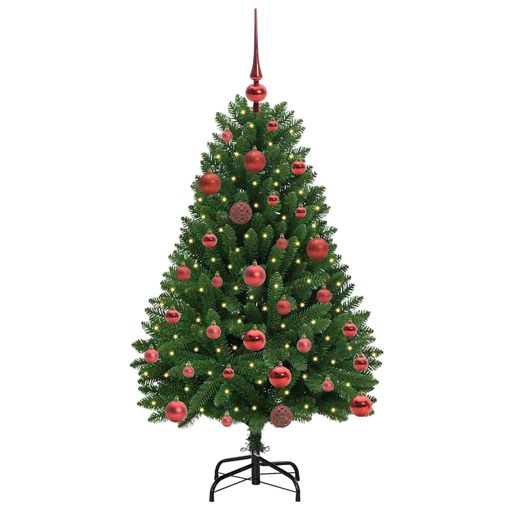 Kunstkerstboom met 150 LED Groen 120 cm PVC en Metaal is nu te koop bij PeponiXL, paradijselijk wonen!