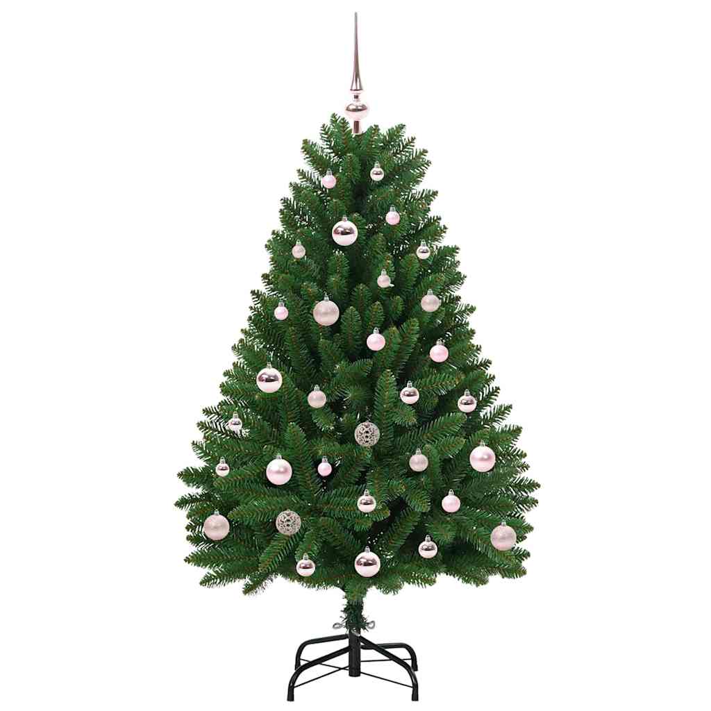 Kunstkerstboom met 150 LED Groen 120 cm PVC en Metaal is nu te koop bij PeponiXL, paradijselijk wonen!