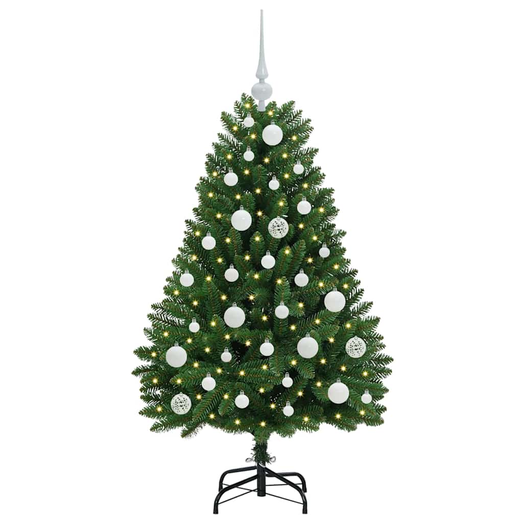 Kunstkerstboom met 150 LED Groen 120 cm PVC en Metaal is nu te koop bij PeponiXL, paradijselijk wonen!