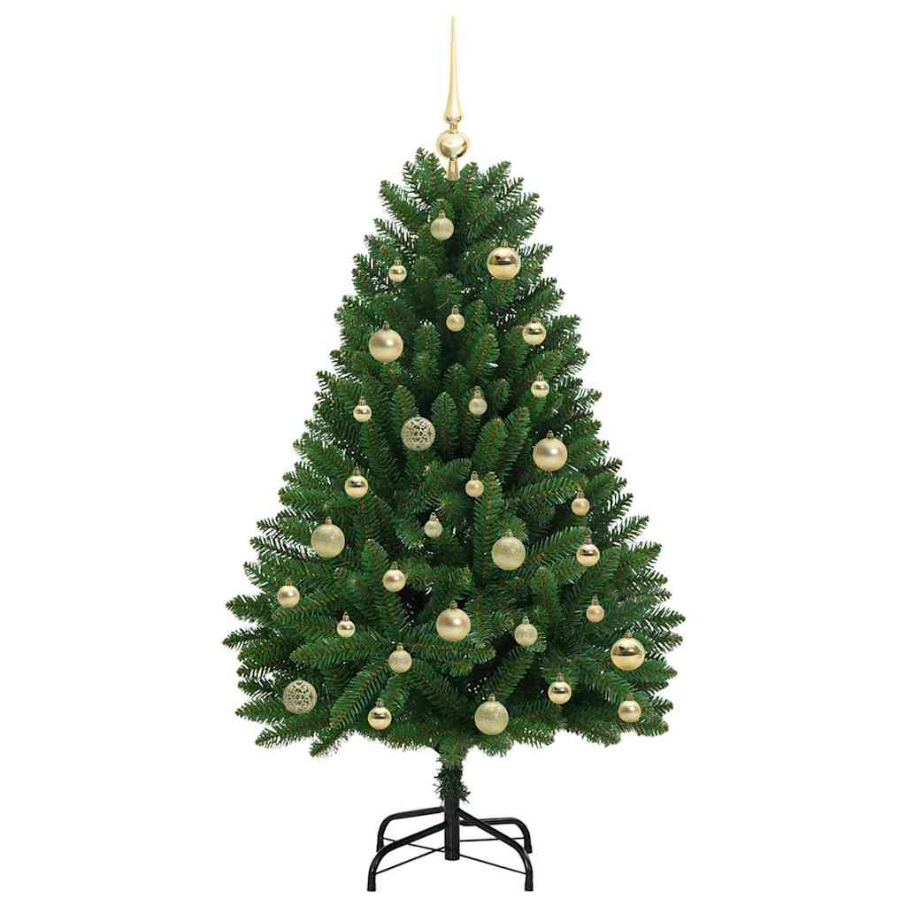 Kunstkerstboom met 150 LED Groen 120 cm PVC en Metaal is nu te koop bij PeponiXL, paradijselijk wonen!