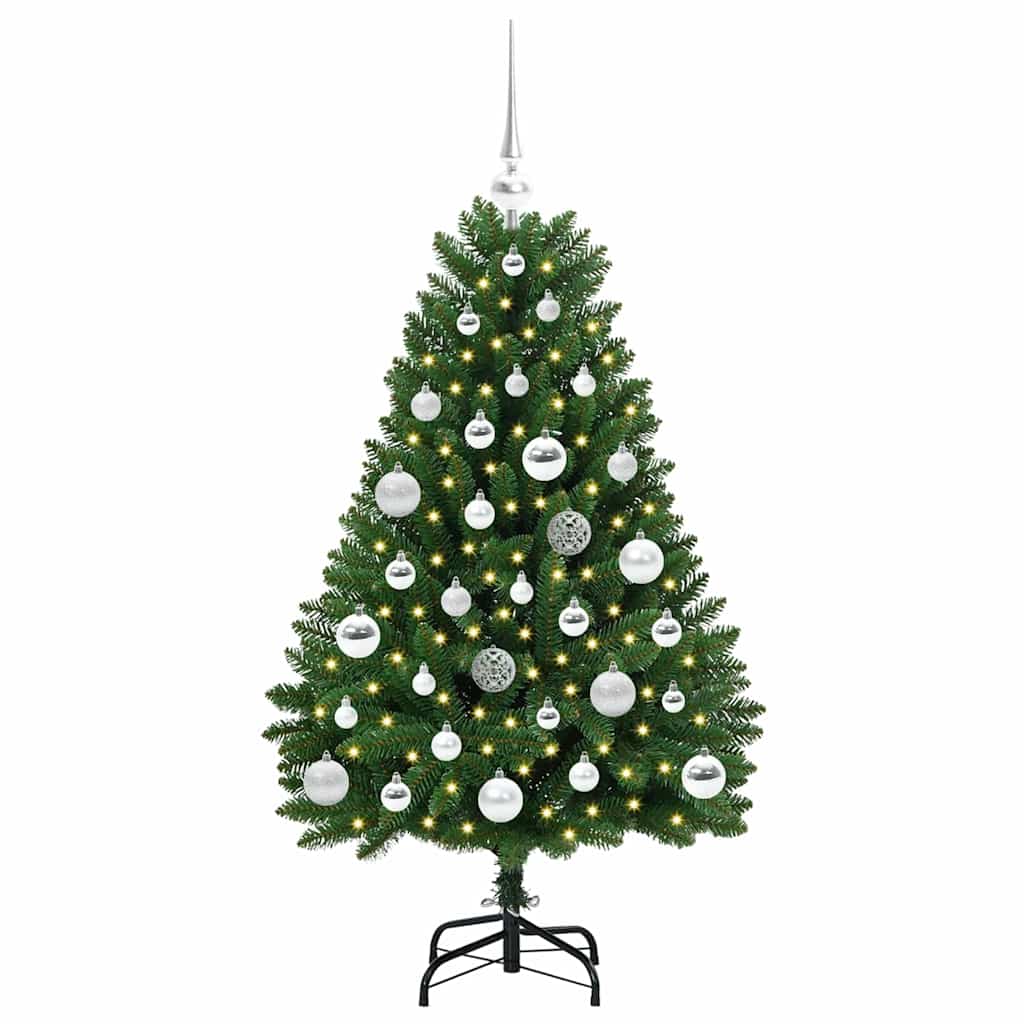 Kunstkerstboom met 150 LED Groen 120 cm PVC en Metaal is nu te koop bij PeponiXL, paradijselijk wonen!