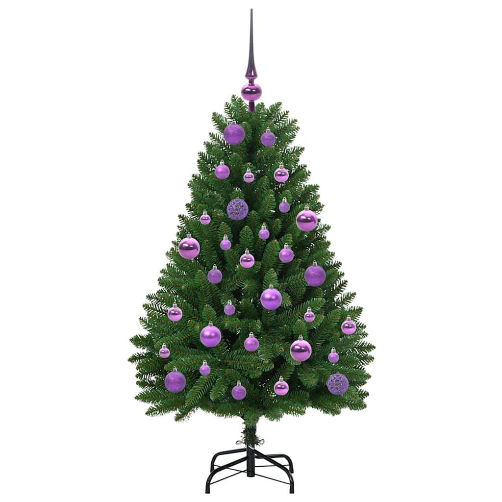 Kunstkerstboom met 150 LED Groen 120 cm PVC en Metaal is nu te koop bij PeponiXL, paradijselijk wonen!